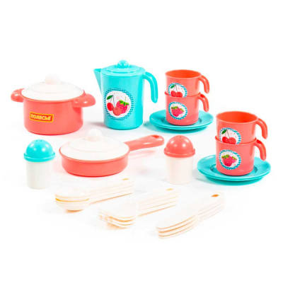 Набор игрушечной посуды Настенька Полесье 79930 1